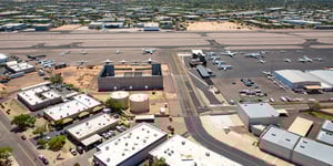Airport view from above
