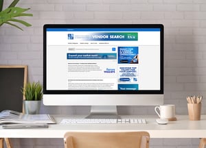 AAAE Vendor Search website on computer